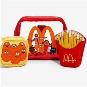 NWT McDonald McDonaldland Character Cosmetic Bag Set BoxLunch E…